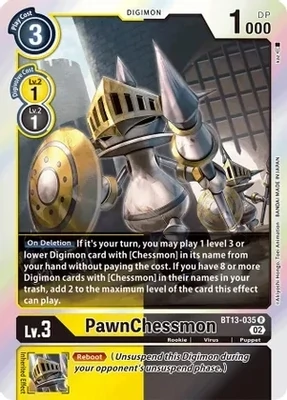 PawnChessmon - BT13-035 - Versus Royal Knights (BT13) Versus Royal Knights foil