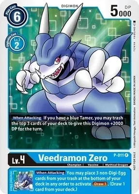Veedramon Zero - P-011 - Digimon Promotion Cards (D-PR) Digimon Promotion Cards Foil