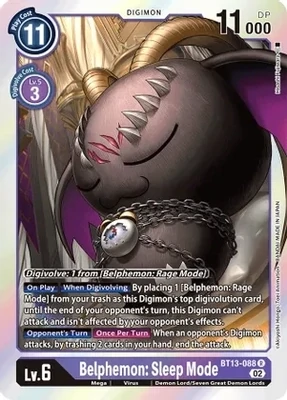 SH Belphemon: Sleep Mode - Versus Royal Knights (BT13)
Versus Royal Knights