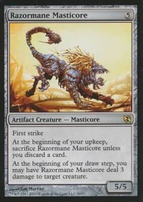 Razormane Masticore
Duel Decks Elspeth vs. Tezzeret Singles