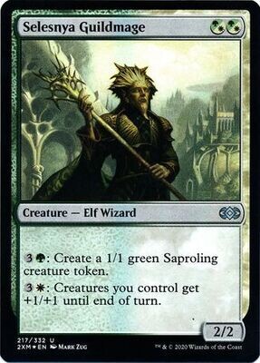 Selesnya Guildmage 217/332 - Foil Double Masters Foil Singles