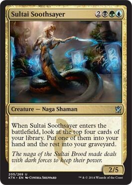 Sultai Soothsayer 205/269
Khans of Tarkir Singles