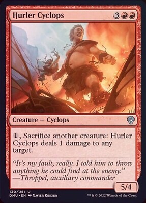 Hurler Cyclops 130/281 - Foil Dominaria United Foil Singles