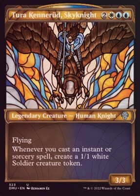 Tura Kennerud Skyknight 323 - Showcase Stained Glass - Foil
Dominaria United Collector Booster Foil Singles