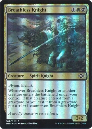 Breathless Knight 187/303 - Foil Modern Horizons 2 Foil Singles