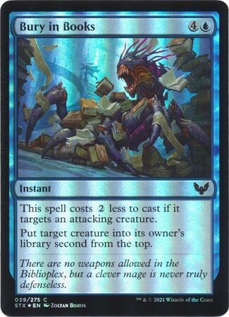 Bury in Books 039/275 - Foil Strixhaven: School of Mages Foil Singles