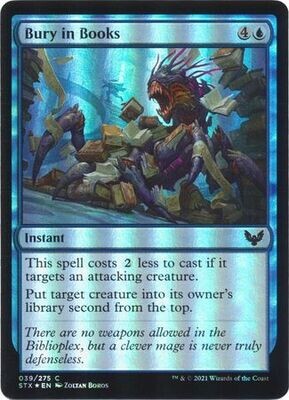 Bury in Books 039/275 - Foil Strixhaven: School of Mages Foil Singles
