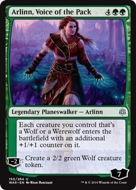 Arlinn, Voice of the Pack 150/264 War of the Spark Singles (Español)