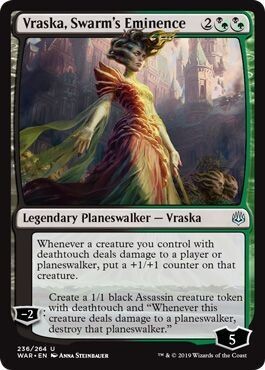 Vraska, Swarm&#39;s Eminence 236/264
War of the Spark Singles(Español)