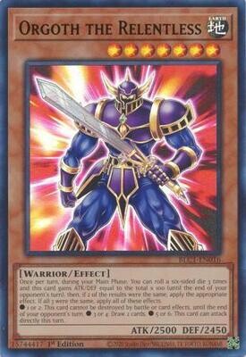 Orgoth the Relentless - BLC1-EN016 - Ultra Rare 1st Edition Battles of Legend: Chapter 1 1st Edition Singles