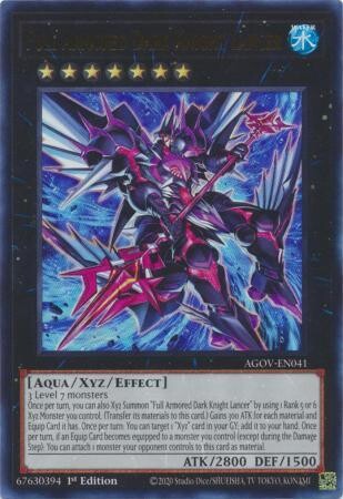 Full Armored Dark Knight Lancer - AGOV-EN041 - Ultra Rare 1st Edition
Age of Overlord 1st Edition Singles *Espanol*