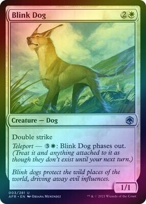 Blink Dog 003/281 - Foil
Adventures in the Forgotten Realms Foil Singles