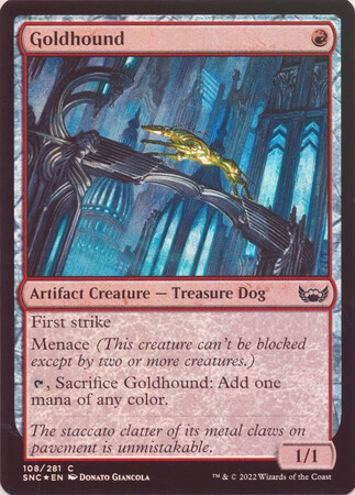 Goldhound 108/281 - Foil Streets of New Capenna Foil Singles