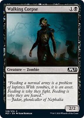 Walking Corpse 128/274
Magic 2021 (M21) Singles