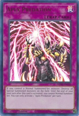 Apex Predation - MP22-EN235 - Ultra Rare 1st Edition2022 Mega-Tin: Pharaoh&#39;s Gods 1st Edition Singles (Español)