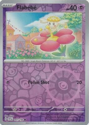 Flabebe - 091/198 - Common Reverse Holo
Scarlet &amp; Violet (Base Set) Reverse Holo Singles *Espanol*