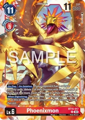 Phoenixmon - Exceed Apocalypse (BT15) Exceed Apocalypse