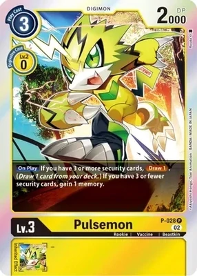 Pulsemon - P-028 (Resurgence Booster Reprint) - Resurgence Booster (RB-01) Resurgence Booster