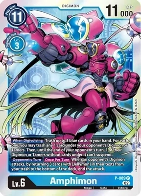 SH Amphimon - P-089 - Digimon Promotion Cards (D-PR)
Digimon Promotion Cards