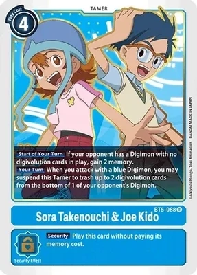 Sora Takenouchi &amp; Joe Kido - Battle of Omni (BT05) Battle of Omni
