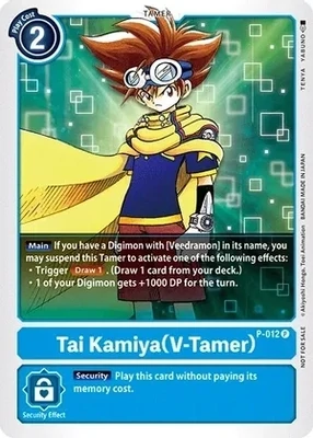 Tai Kamiya (V-Tamer) - P-012 - Digimon Promotion Cards (D-PR) Digimon Promotion Cards