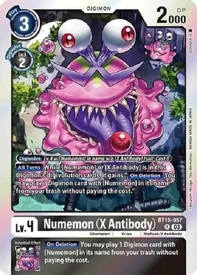 Numemon (X Antibody) - Exceed Apocalypse (BT15) Exceed Apocalypse Foil