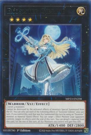 Exosister Gibrine - MP23-EN258 - Rare 1st Edition
Mega Tin 2023 Dueling Heroes Singles *Espanol*