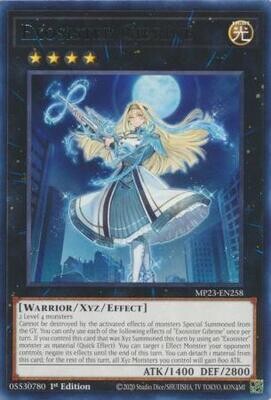 Exosister Gibrine - MP23-EN258 - Rare 1st Edition
Mega Tin 2023 Dueling Heroes Singles *Espanol*
