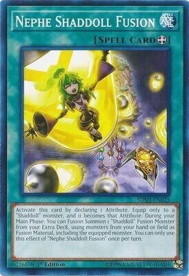 Nephe Shaddoll Fusion - SDSH-EN025 - Common 1st Edition Structure Deck: Shaddoll Showdown Singles