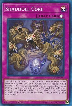 Shaddoll Core - SDSH-EN034 - Common 1st Edition Structure Deck: Shaddoll Showdown Singles (espanol)