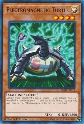 Electromagnetic Turtle - SDSH-EN019 - Common 1st Edition
Structure Deck: Shaddoll Showdown Singles