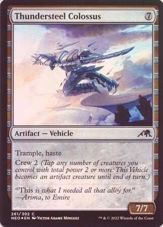 Thundersteel Colossus 261/302 - Foil
Kamigawa Neon Dynasty Foil Singles (Español)