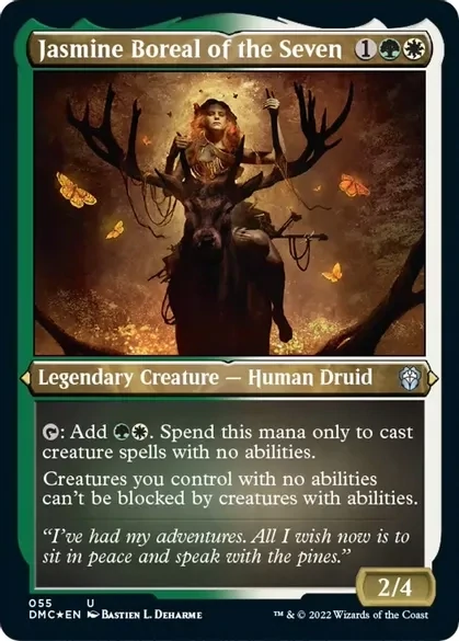 Jasmine Boreal of the Seven 055 - Etched Foil