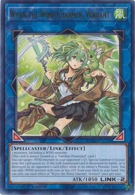Wynn the Wind Charmer, Verdant - MGED-EN120 - Rare 1st Edition Maximum Gold El Dorado 1st Edition Singles