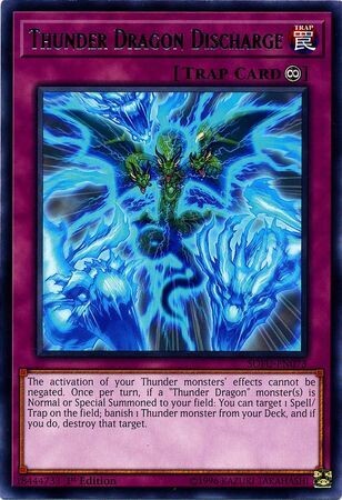 Thunder Dragon Discharge - SOFU-EN073 - Rare 1st Edition Soul Fusion 1st Edition Singles *Espanol*