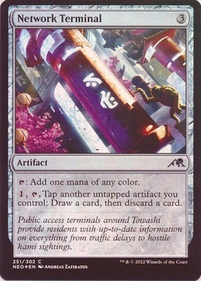 Network Terminal 251/302 - Foil Kamigawa Neon Dynasty Foil Singles (Español)