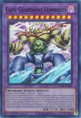 Gate Guardians Combined - MAZE-EN003 - Super Rare 1st Edition Maze of Memories 1st Edition Singles