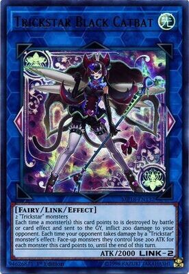 Trickstar Black Catbat - MP18-EN132 - Ultra Rare 1st Edition 2018 Mega-Tins Singles