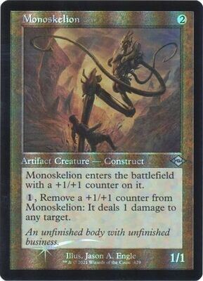 Monoskelion 429 - Showcase / Retro Frame Foil Modern Horizons 2 Collector Booster Foil Singles