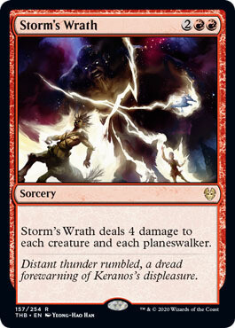 Storm&#39;s Wrath 157/254 Theros: Beyond Death Singles