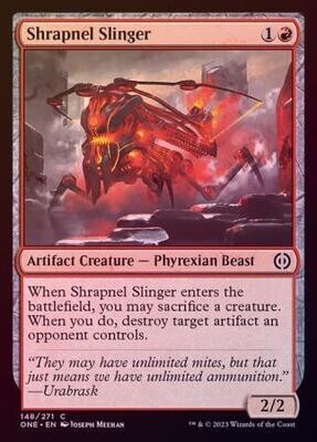 Shrapnel Slinger 148/271 - Foil Phyrexia All Will Be One Foil Singles