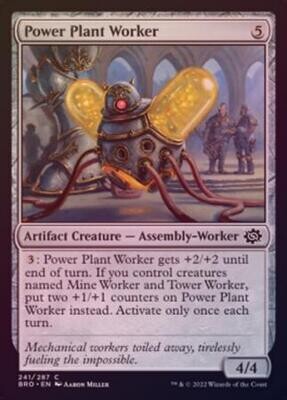 Power Plant Worker 241/287 - Foil The Brothers&#39; War Foil Singles
