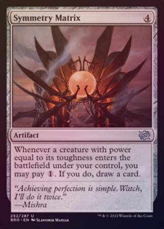 Symmetry Matrix 252/287 - Foil The Brothers&#39; War Foil Singles