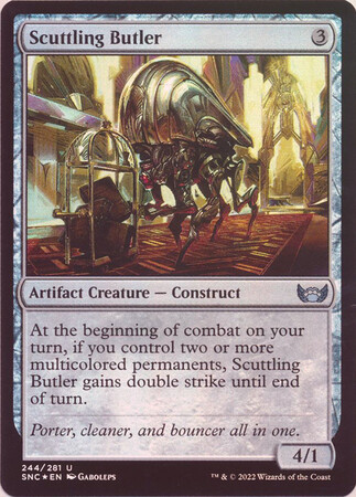 Scuttling Butler 244/281 - Foil
Streets of New Capenna Foil Singles(Español)