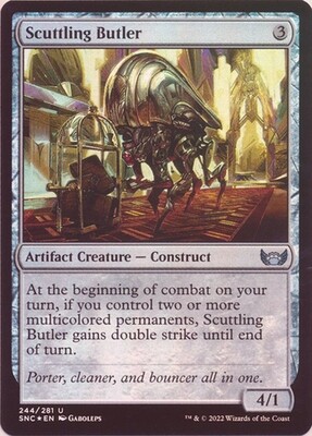 Scuttling Butler 244/281 - Foil
Streets of New Capenna Foil Singles(Español)