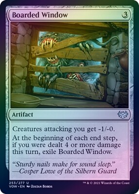 Boarded Window 253/277 - Foil
Innistrad: Crimson Vow Foil Singles(Español)