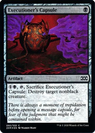 Executioner&#39;s Capsule 092/332 - Foil Double Masters Foil Singles