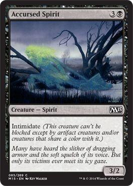 Accursed Spirit 085/269 - Magic 2015 (M15) Singles (Español)