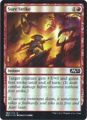 Sure Strike 163/274 - Foil
Magic 2021 (M21) Foil Singles