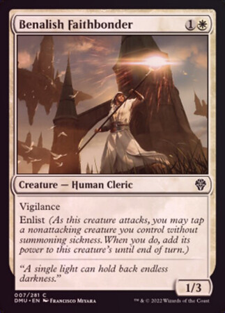 Benalish Faithbonder 007/281 - Foil Dominaria United Foil Singles
